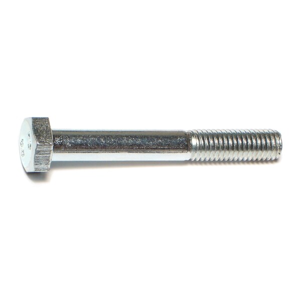 Midwest Fastener Class 8.8, M8-1.25 Hex Head Cap Screw, Zinc Plated Steel, 60 mm L, 10 PK 73301 - main